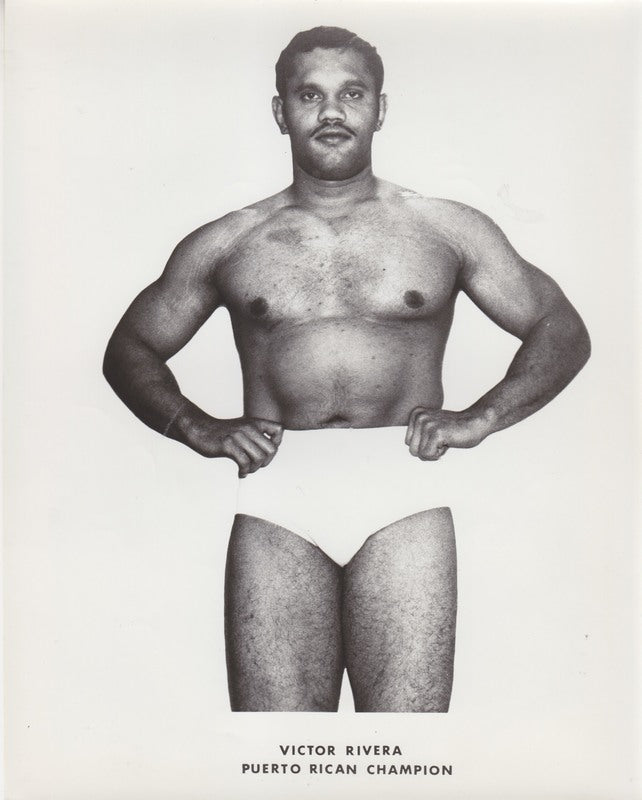 1970's WWWF PUERTO RICAN CHAMPION Victor Rivera Promo Photo PWcatalog