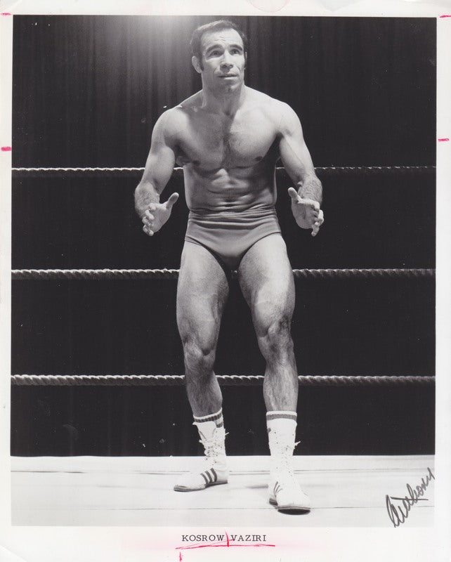 1973 AWA Kosrow Vaziri vintage Promo Photo PWcatalog