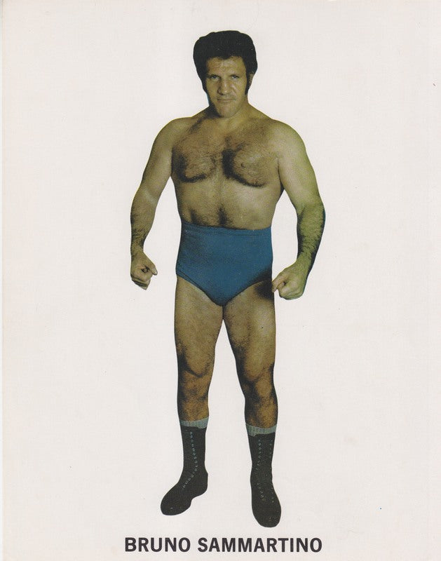 1980's WWF Bruno Sammartino Promo Photo PWcatalog