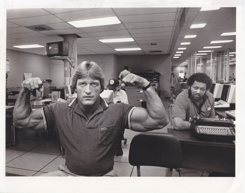 1981 Mid-South Paul Orndorff Ernie Ladd vintage 8x10 Promo Photo PWcatalog