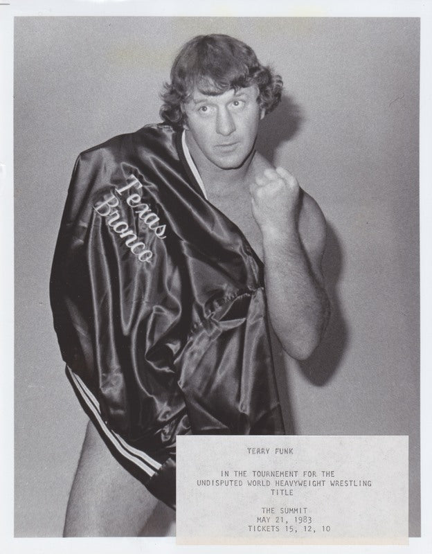 1983 NWA Terry Funk vintage Promo Photo PWcatalog