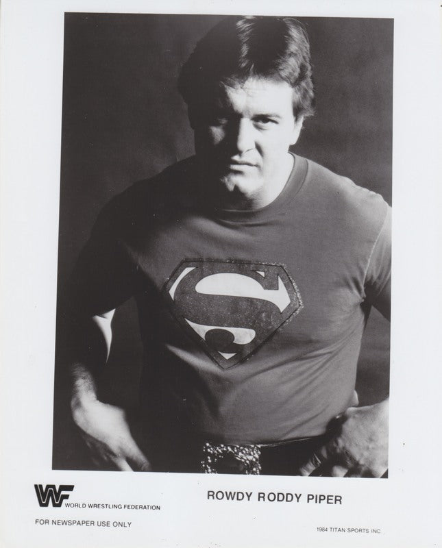 1984 Rowdy Roddy Piper (debut promo) PWcatalog