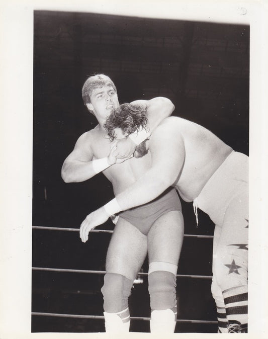 1985 TASW (Texas) Shawn Michaels (vs. Hacksaw Higgins) Vintage Press Promo Photo