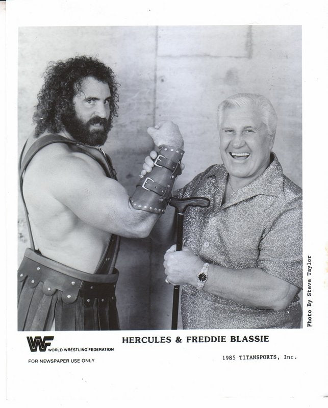 1985 Hercules w/Freddie Blassie PWcatalog