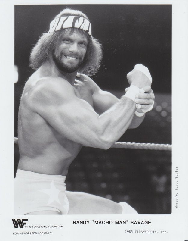 1985 Macho Man Randy Savage (debut promo) PWcatalog