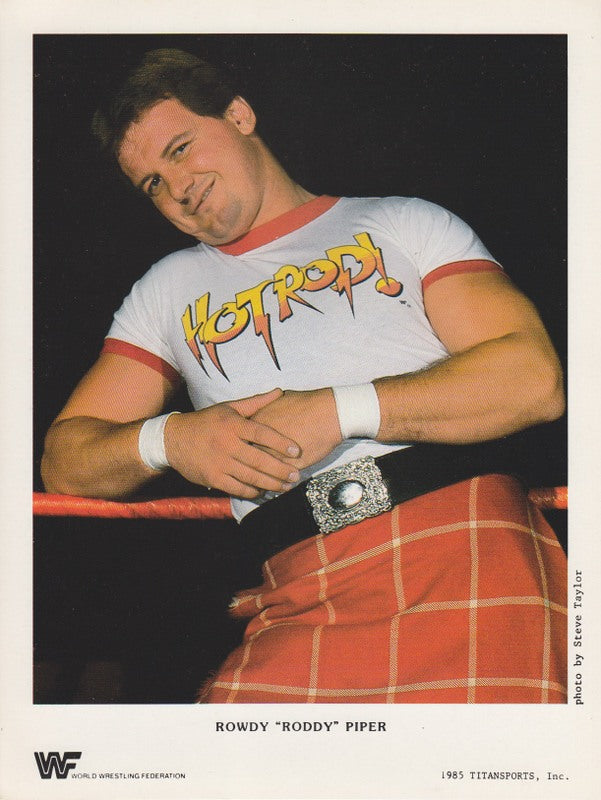 1985 Rowdy Roddy Piper color PWcatalog
