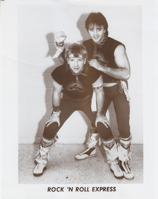 1985 Mid-South Rock 'N Roll Express Promo Photo