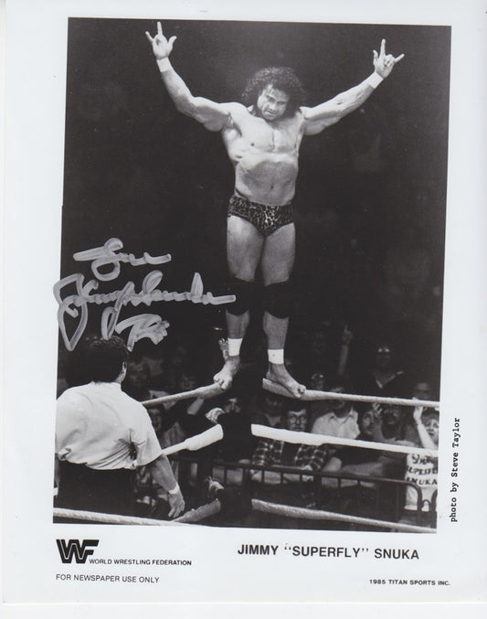 1985 Jimmy "Superfly" Snuka (Signed)