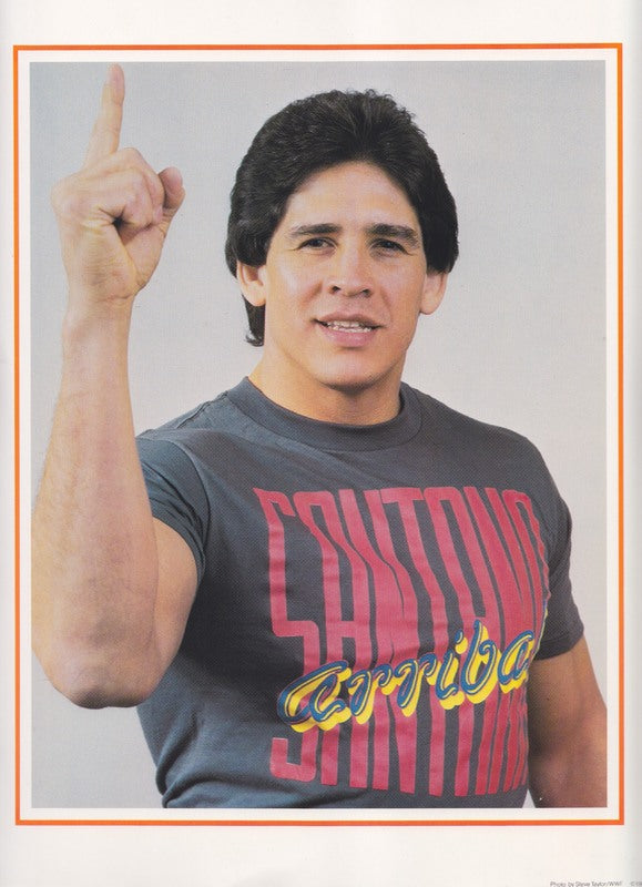 1986 Tito Santana 10x12 Titan Sports color promo (copyright at bottom) PWcatalog