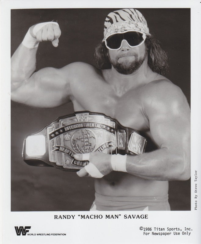 1986 WWF IC CHAMPION Macho Man Randy Savage PWcatalog