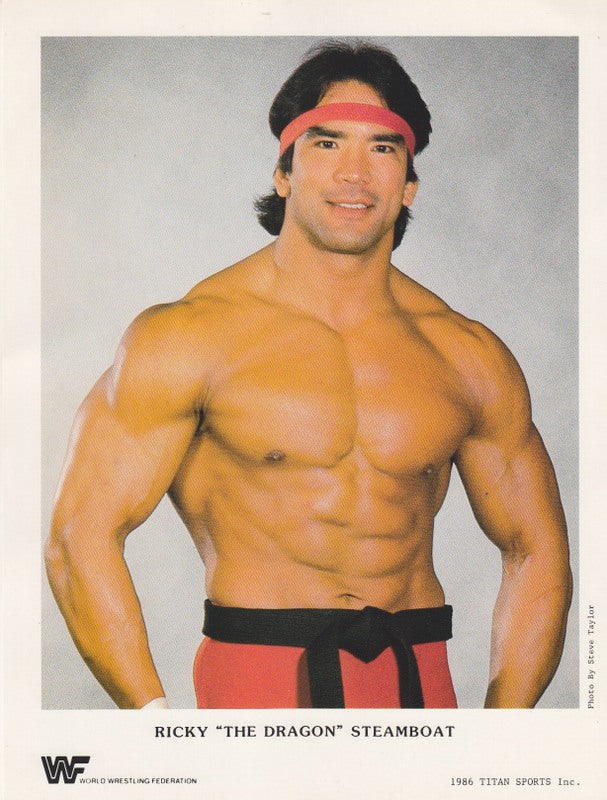 1986 Ricky "The Dragon" Steamboat color PWcatalog