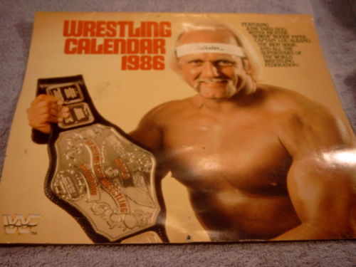 1986 WWF Wrestling Calendar Pwcatalog