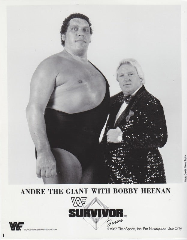 warrior ＆André the Giant＆Bobby Heenan 1987 Andre the Giant w/Bobby Heenan Survivor Series – PW Catalog