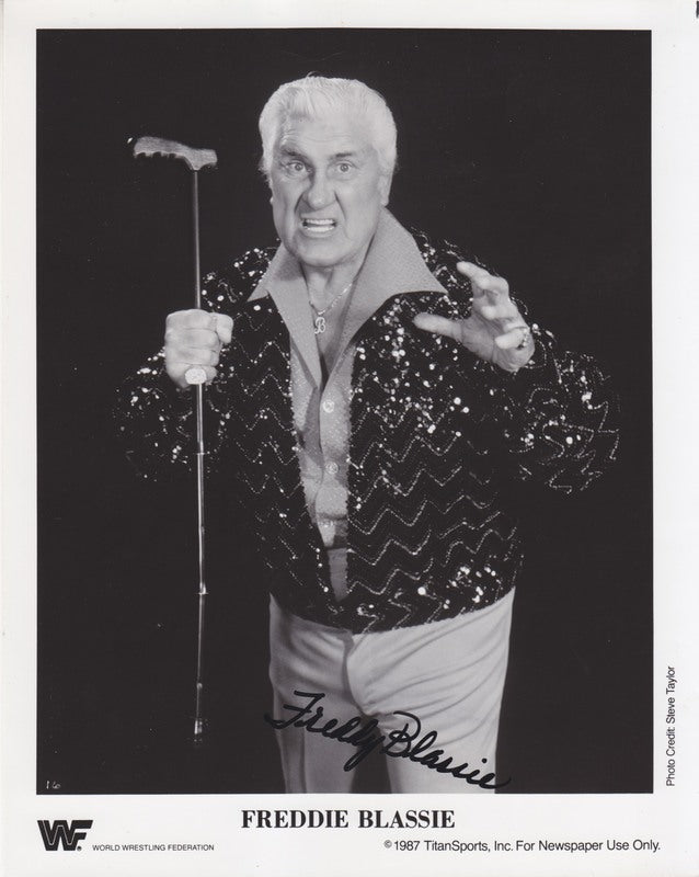 1987 Freddie Blassie (signed) PWcatalog