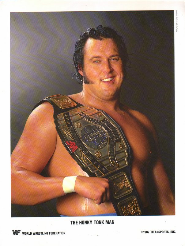 1987 WWF IC CHAMPION Honky Tonk Man color PWcatalog