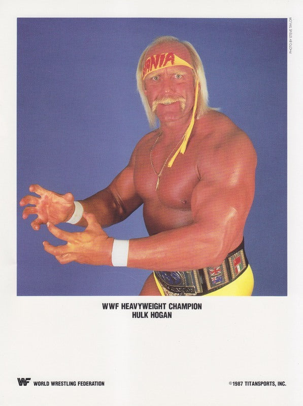 1987 WWF CHAMPION Hulk Hogan color PWcatalog