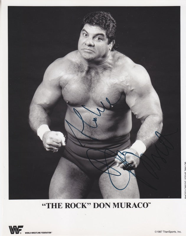 1987 "The Rock" Don Muraco(signed) PWcatalog