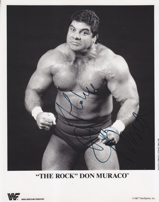 1987 "The Rock" Don Muraco(signed) PWcatalog