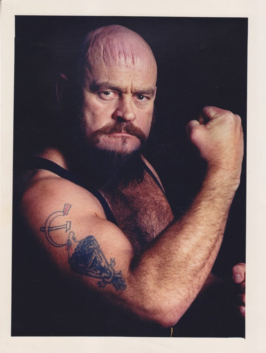 1987 NWA "Uncle" Ivan Koloff Vintage 8x10 Color Promo Photo