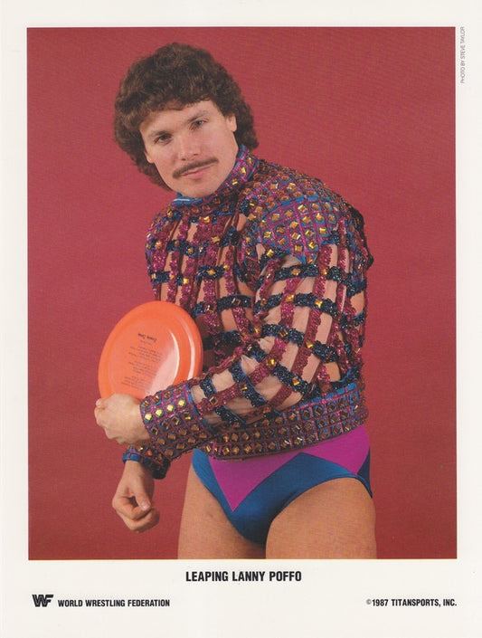 1987 Leaping Lanny Poffo color PWcatalog