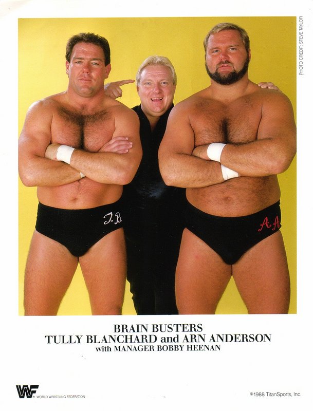 1988 Brain Busters w/Bobby Heenan color PWcatalog
