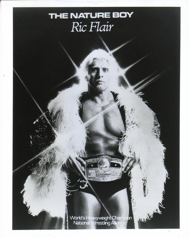 1988 NWA CHAMPION Ric Flair Promo Photo PWcatalog