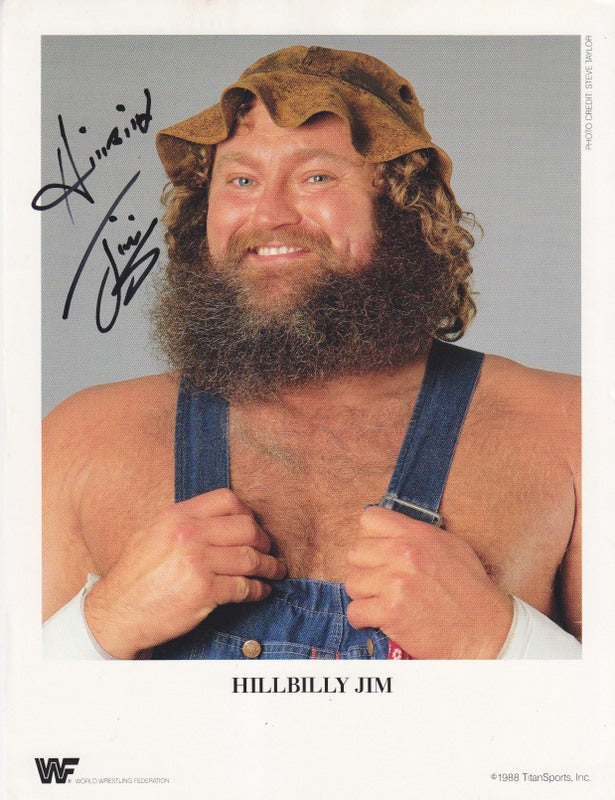 1988 Hillbilly Jim (signed) color PWcatalog