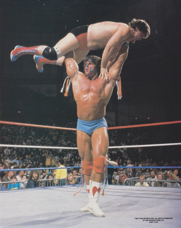 1988 Ultimate Warrior WWF/At One Productions licensed color PW Catalog