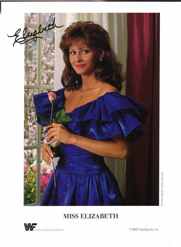 1989 Miss Elizabeth (pre-printed autograph) color PWcatalog