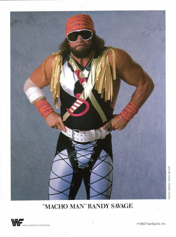 1989 Macho Man Randy Savage color PWcatalog