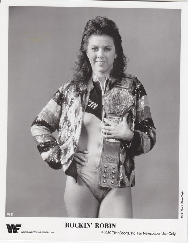 1989 WWF WOMEN'S CHAMPION Rockin' Robin PWcatalog