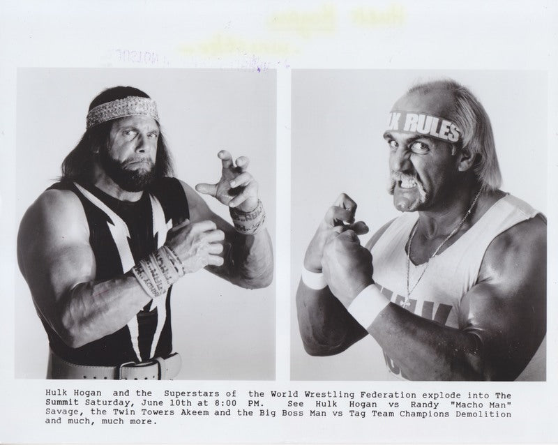 1989 Superstars of Wrestling taping (Houston) Macho Man Hulk Hogan PWcatalog