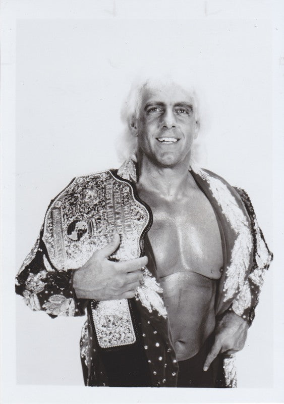 NWA CHAMPION Ric Flair vintage 5x7 PW Catalog