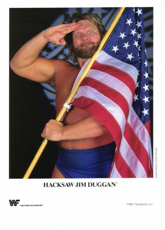 1991 Hacksaw Jim Duggan color PWcatalog