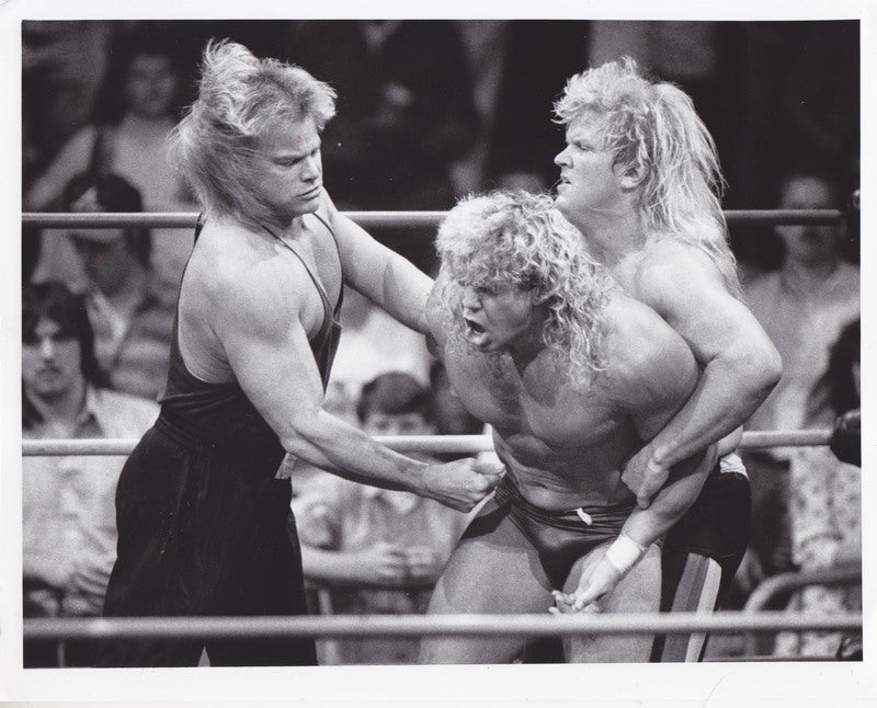 1990 WCW Midnight Express vs. Flyin' Bryan press photo Promo Photo PWcatalog