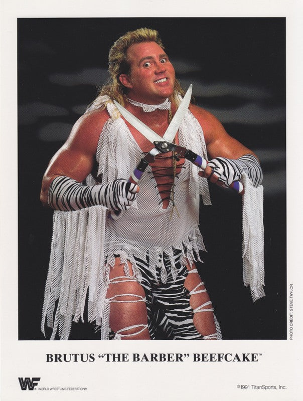 1991 Brutus "The Barber" Beefcake color PWcatalog