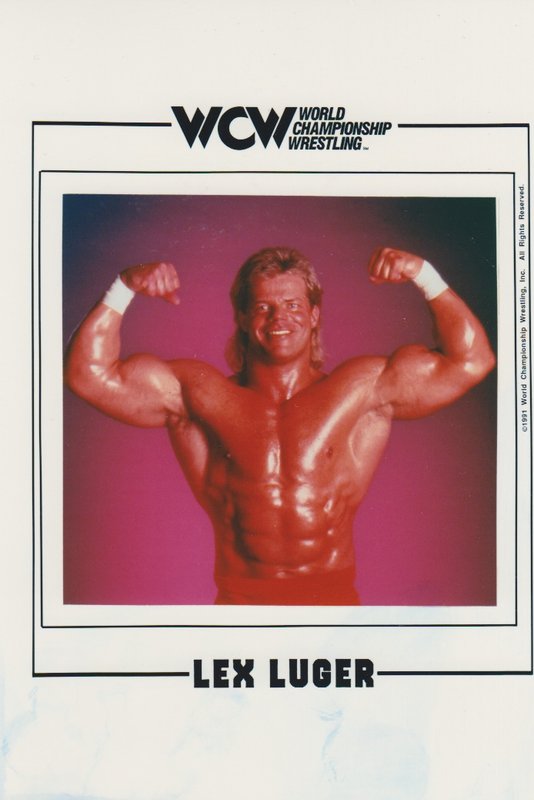 WCW Lex Luger 5x7 PW Catalog