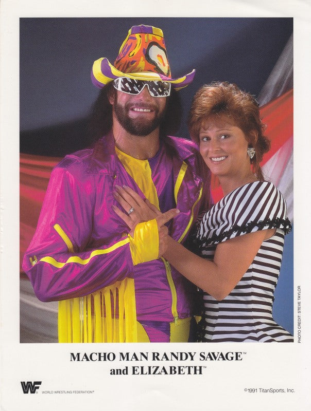 1991 Macho Man Randy Savage Elizabeth color PWcatalog