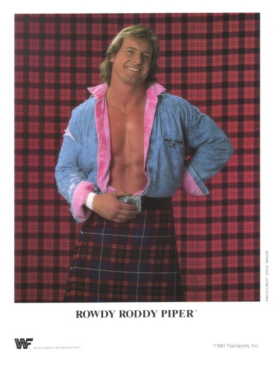1991 Rowdy Roddy Piper color PWcatalog