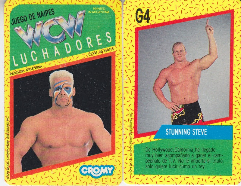 1991 Cromy (Argentina) WCW Luchadores Card Game Set (36) Nm a PW Catalog