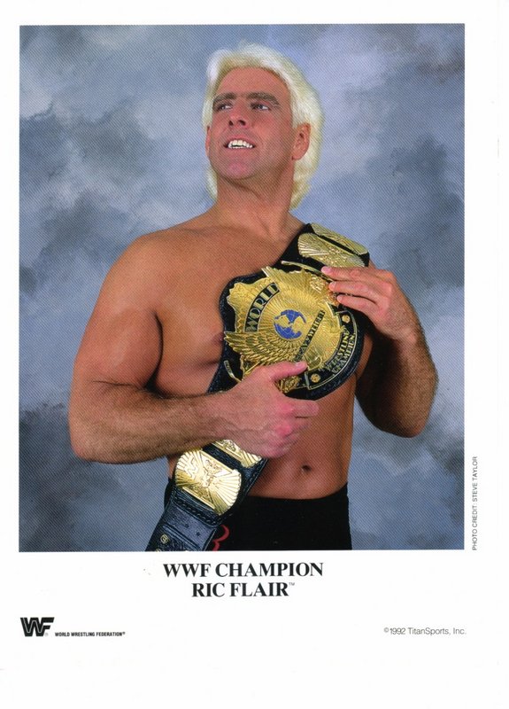 1992 WWF CHAMPION Ric Flair color PWcatalog