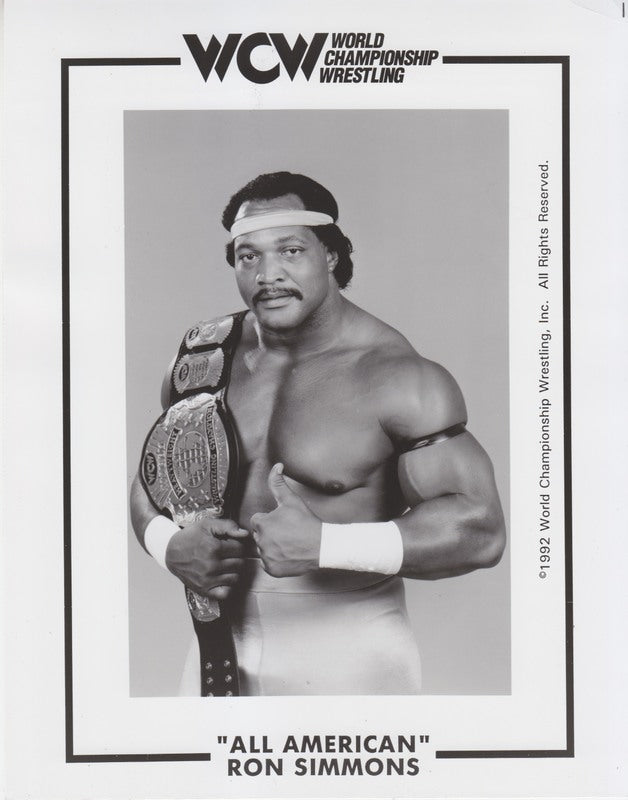 WCW CHAMPION All American Ron Simmons PW Catalog