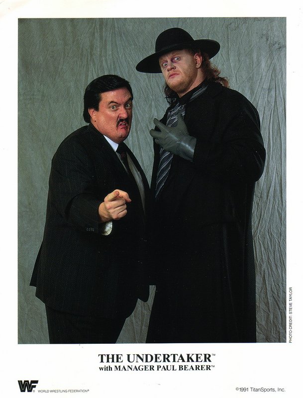 1991 The Undertaker Paul Bearer color PWcatalog