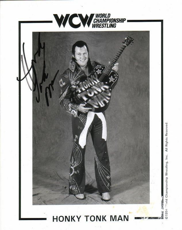 WCW Honky Tonk Man (signed) PW Catalog