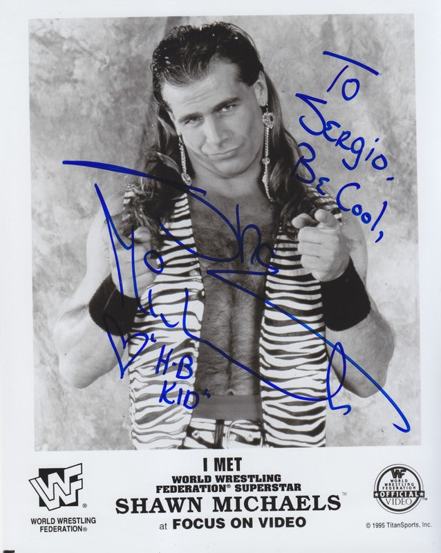 1995 Shawn Michaels Coliseum Video (signed) PWcatalog