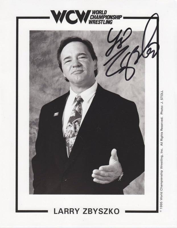 WCW Larry Zbyszko (signed) PW Catalog