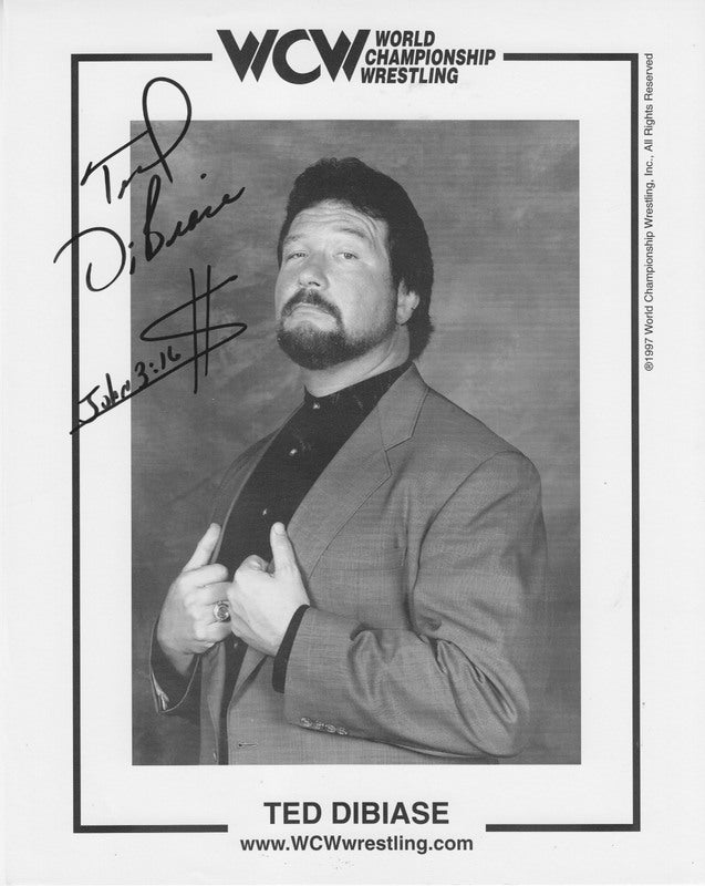 WCW Ted Dibiase (signed) PW Catalog