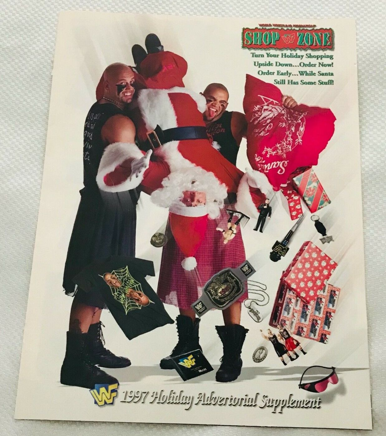 WWF Catalog Holiday 1997 Magazine PWcatalog