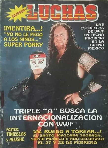 Super Luchas 1997 Magazine PWcatalog