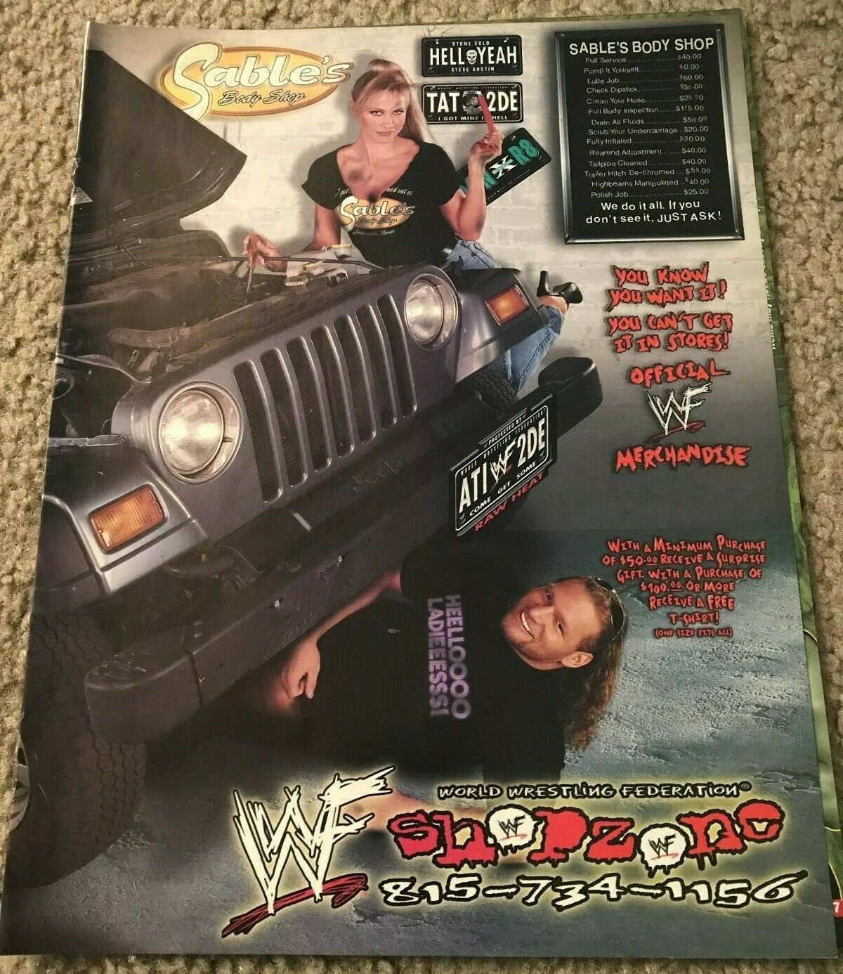 WWF Catalog 1998 Magazine PWcatalog